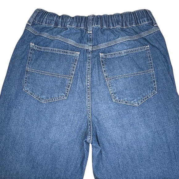 ❌SOLD❌ Free People Chloe Baby Barrel Jeans High Waist Straight Leg Blue Small S - Picture 15 of 17